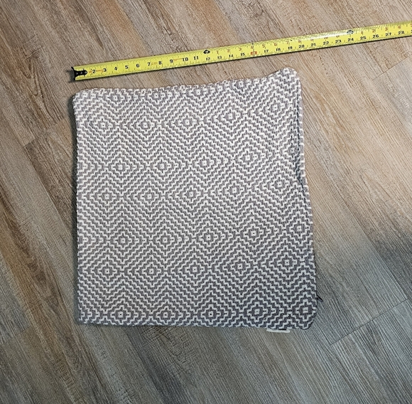 Geometric Pattern Square Pillow Cover Case Structured Braided Rope Global Goods - Picture 2 of 4